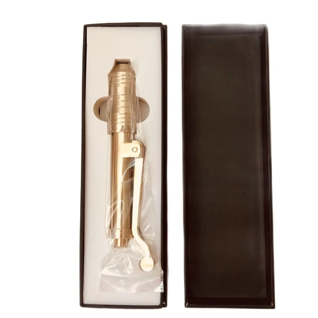 2021 HOT GOLD Customizable LOGO Hyaluron Gun Adjustable No Needle Injection Hyaluronic Serum Mesotherapy Pen Atomizing Acid