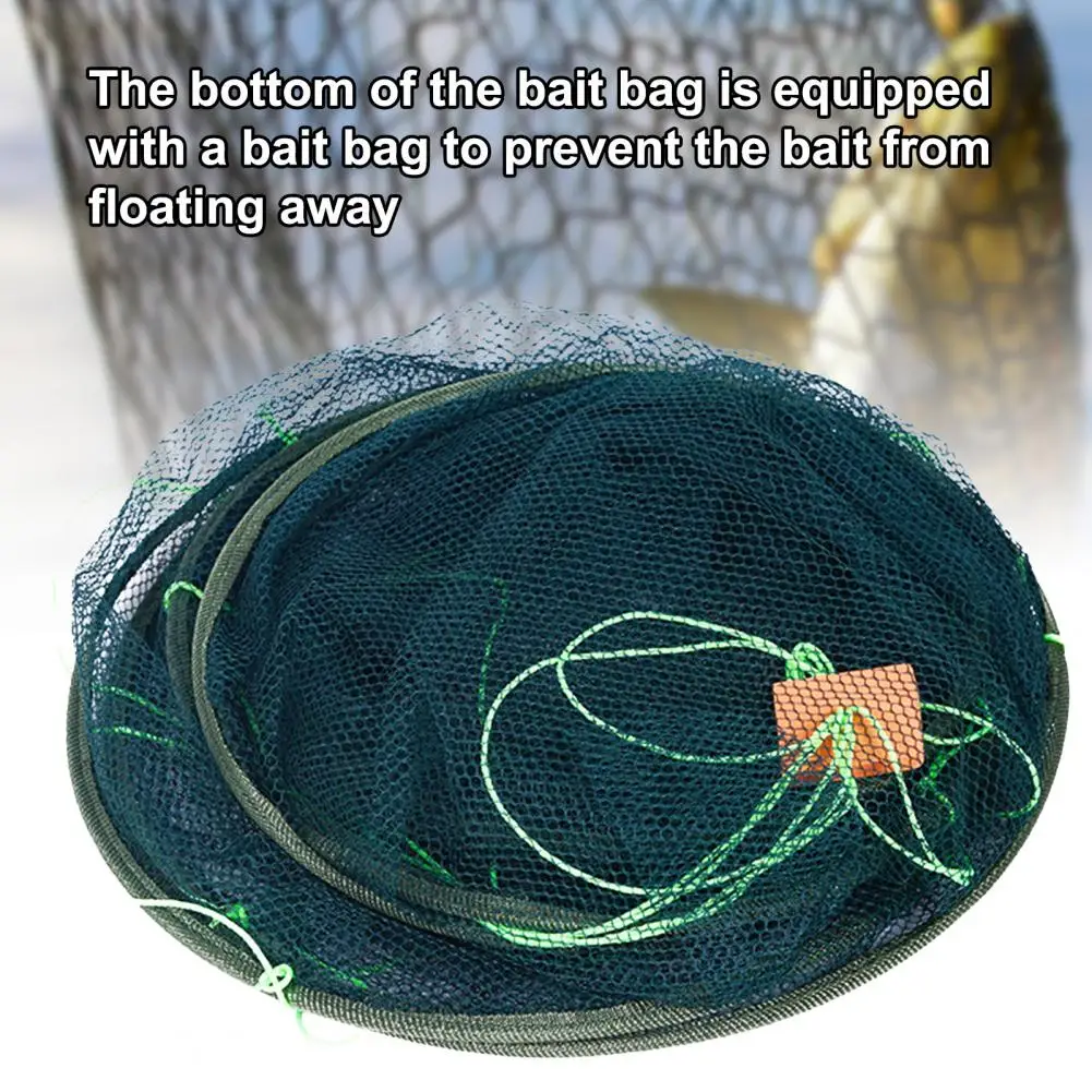 Landing Net Strong Load-bearing Foldable Nylon Anti-corrosion Fish Trap for Angling кастинговая сеть сеть рыболовная