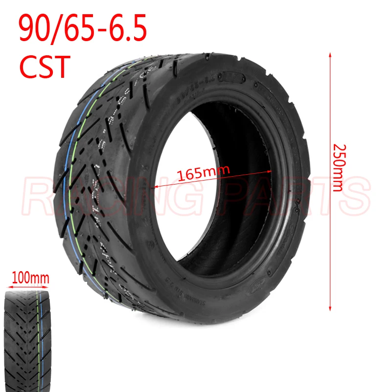 90/65-6.5 CST Vacuum Tire 11 Inch Refitted for Dualtron Thunder Electric Scooter Ultra Wear-resisting Tubeless Road Tyre