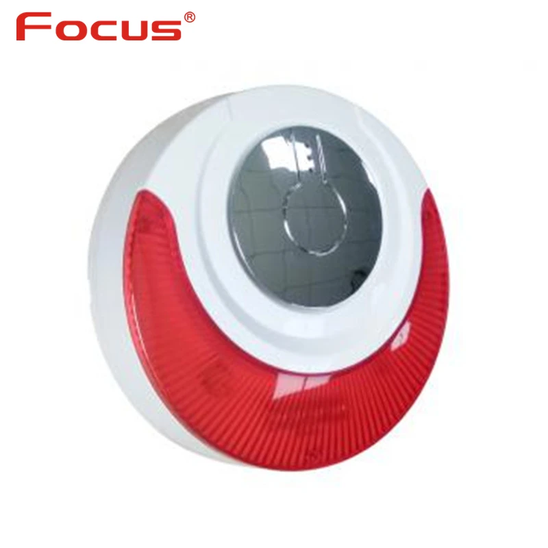 Wireless 433mhz or 868Mhz MD-214R Internal Siren With 110db Big Sound Strobe Flash Siren Compatible With Focus Alarm System Only