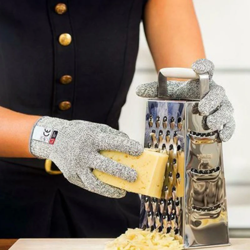 1 Chống Cắt Găng Tay Đa Chức Năng Nhà Bếp Làm Vườn Tay Cắt Chịu Làm Dày Găng Tay Bảo Vệ Làm Việc An Toàn Găng Tay