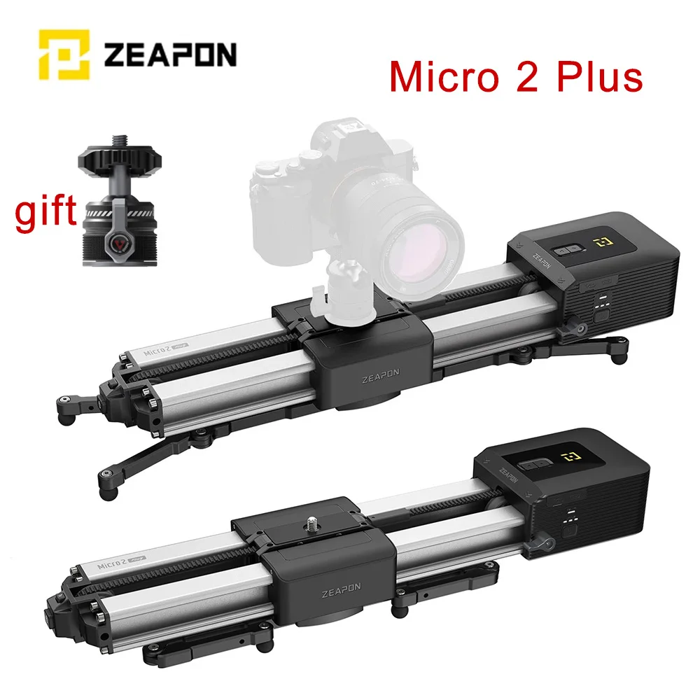 Zeapon Micro 2 Plus Electric Slider Camera Manual Slider All-Direction Capacity Motorized Travel Distance 54cm/21.2inch 4.5kg