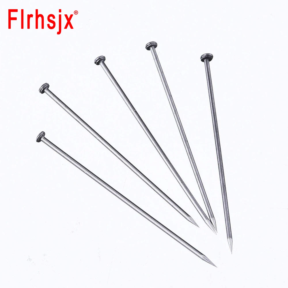 300Pcs 35mm Head Pins Stainless Steel Sewing Pins Fine Satin Head Pins Straight Quilting Pins for Jewelry Making Sewing Supplies