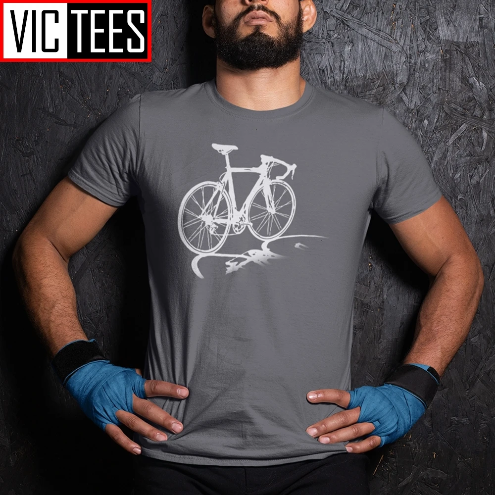 Men's ZannoX Naked Bike Cyclist Bicycle Riders T Shirt Clothing Tops 100% Cotton Crewneck Tees Men