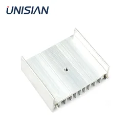 UNISIAN 1/2PCS Aluminum Heatsink IC Heat Sink Electronic Chip Radiator Cooling cooler For TDA7377 TDA7297 Other Chips 47*40mm