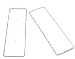 Piastra ceramica piezoelettrica del pezzo della generazione di energia del sensore della ceramica 60x20x0.2mm di forma speciale rettangolare PZT-5 per il sensore