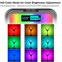 Ulanzi VL49 Full Color RGB LED Video Light 2500K-9000K 800LUX Magnetic Mini Fill 3 Cold Shoe 2000mAh Type-C Camera Light 3