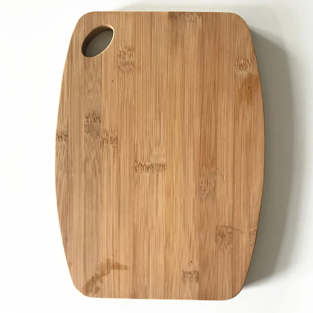 bamboo cheese board Bamboo cutting board Bamboo chopping board bamboo chopping block 2Pcs/Pack