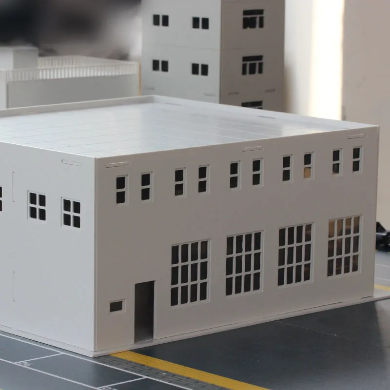 Architecture1/50 1/64 1/72 1/87 1/100 1/150 N Ho skala modelu budynku dla układu pociągu
