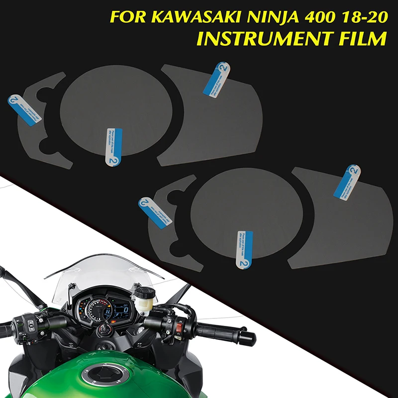 

Motorcycle speedometer TPU Scratch Protection Film Dashboard Screen Instrument Fit For Kawasaki Ninja 250 400 650 1000 2017-2020