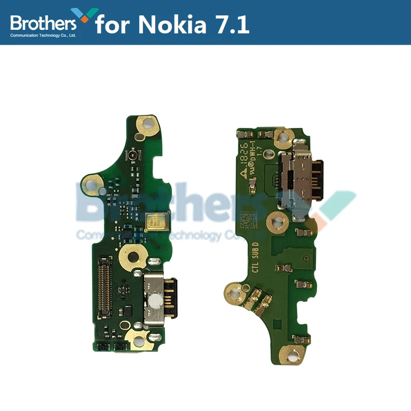 Type-C Charge For Nokia 7.1 USB Charging Dock Flex Cable for TA-1100 TA-1097 TA-1085 TA-1095 TA-1096 Charger Port Phone Parts