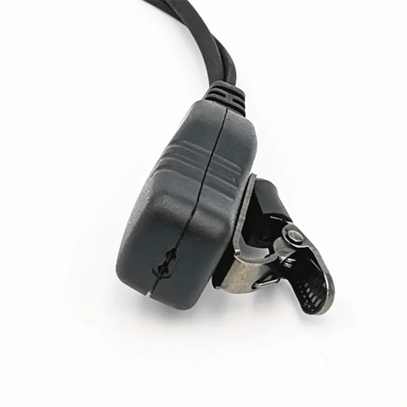 Auricolari per Walkie Talkie in stile RISENKE-In-Ear, Auricolari con microfono PTT per Baofeng 888S,Uv5r,2 pin, K presa per testa, 5 confezioni un sacco