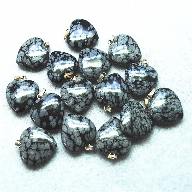 10PCS Nature Snowflake Obbistan Jasper Stone Pendants Size 20MM Unique Beads For Fashion Women Bracelets Making Findings FREE SH