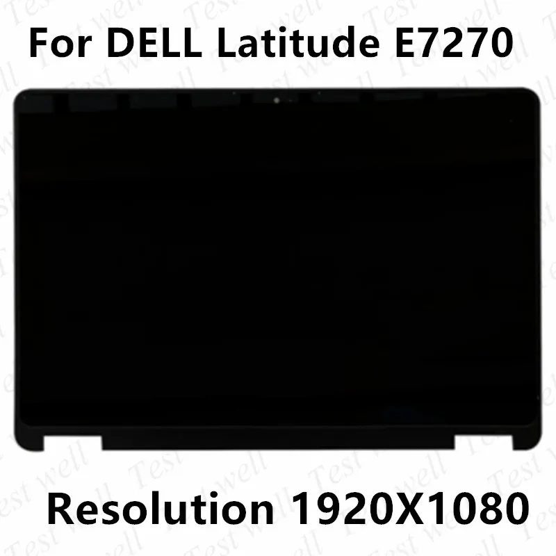 

Original 12.5'' For Dell Latitude E7270 7270 FHD 1920X1080 LP125WF1-SPG4 039DCW LP125WF1 LCD touch screen assembly