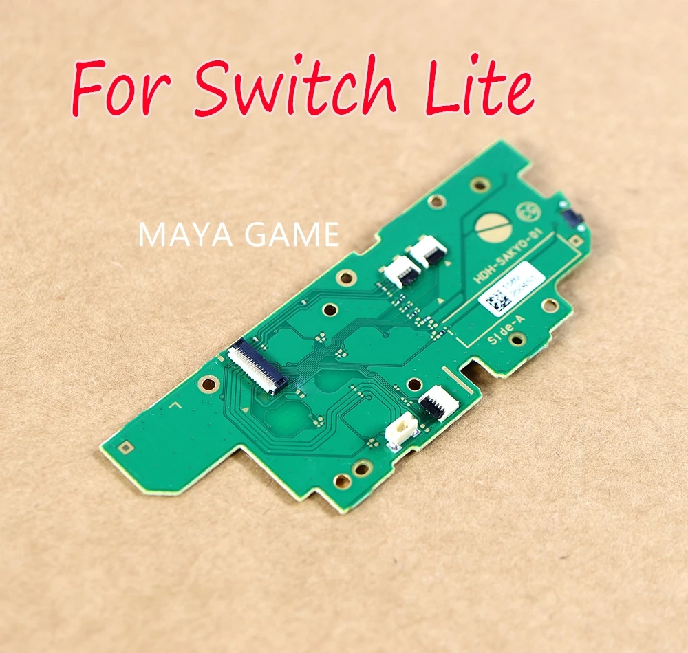 10sets direction pcb board with left ribbon cable L button board circuit board For Switch Lite Original Power Switch