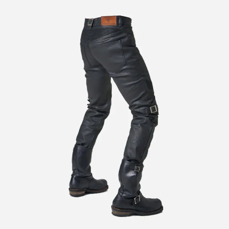 Retro motorcycle pants motorcycle jeans men and women coated cycling pants racing pants with 4 Pads