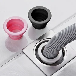 Kitchen Sewer Floor Drain Sealing Ring Washing Machine Tube Connector Anti-odor Telescopic Sealing Stopper