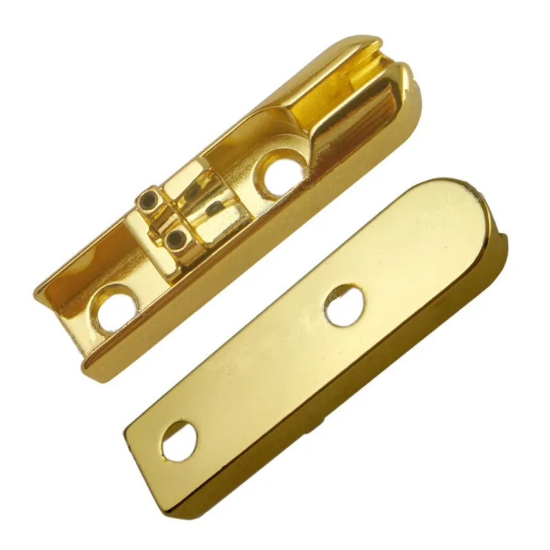 Ein Satz von 4 goldenen Aingle 4-saitigen Bassgitarren-Brücken, individuelle Brücken für E-Bass, Zubehörteile – Detail 2