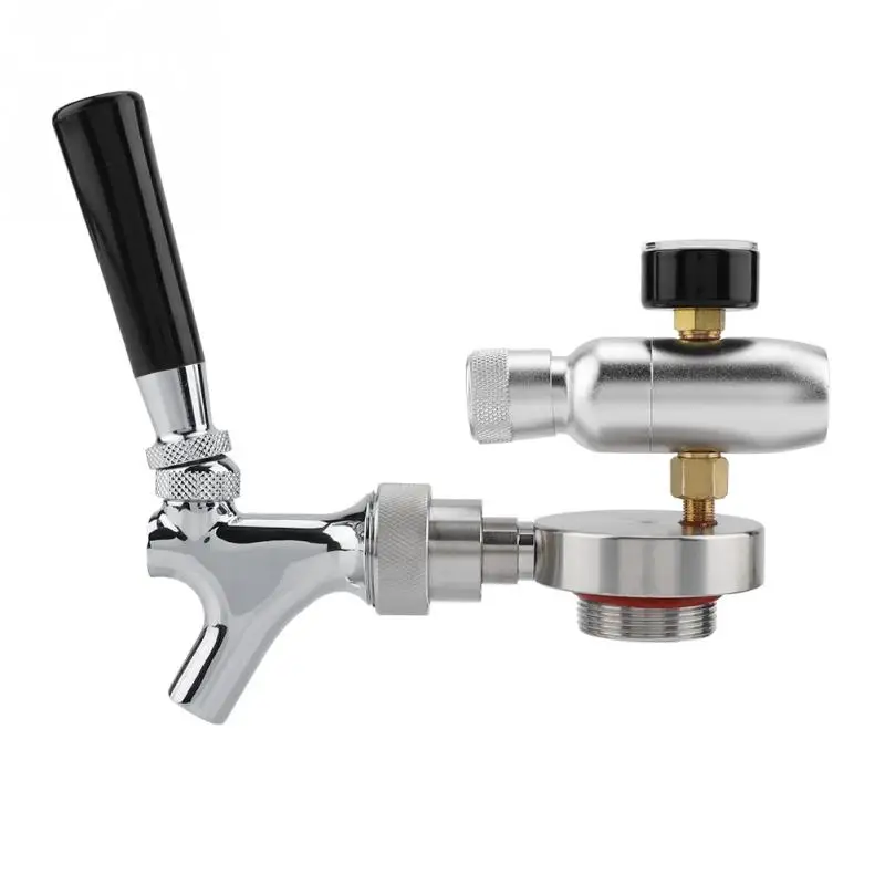 Stainless Steel Beer Spear Tap Faucet Dispender For 2L/3.6L/4L Mini Keg Beer Growler -Proof Connected Homebrew beer tap
