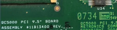 

Industrial equipment board METRONICS ETCH SIDE QC5000 PCI 11B134006 11B13402 11B13401