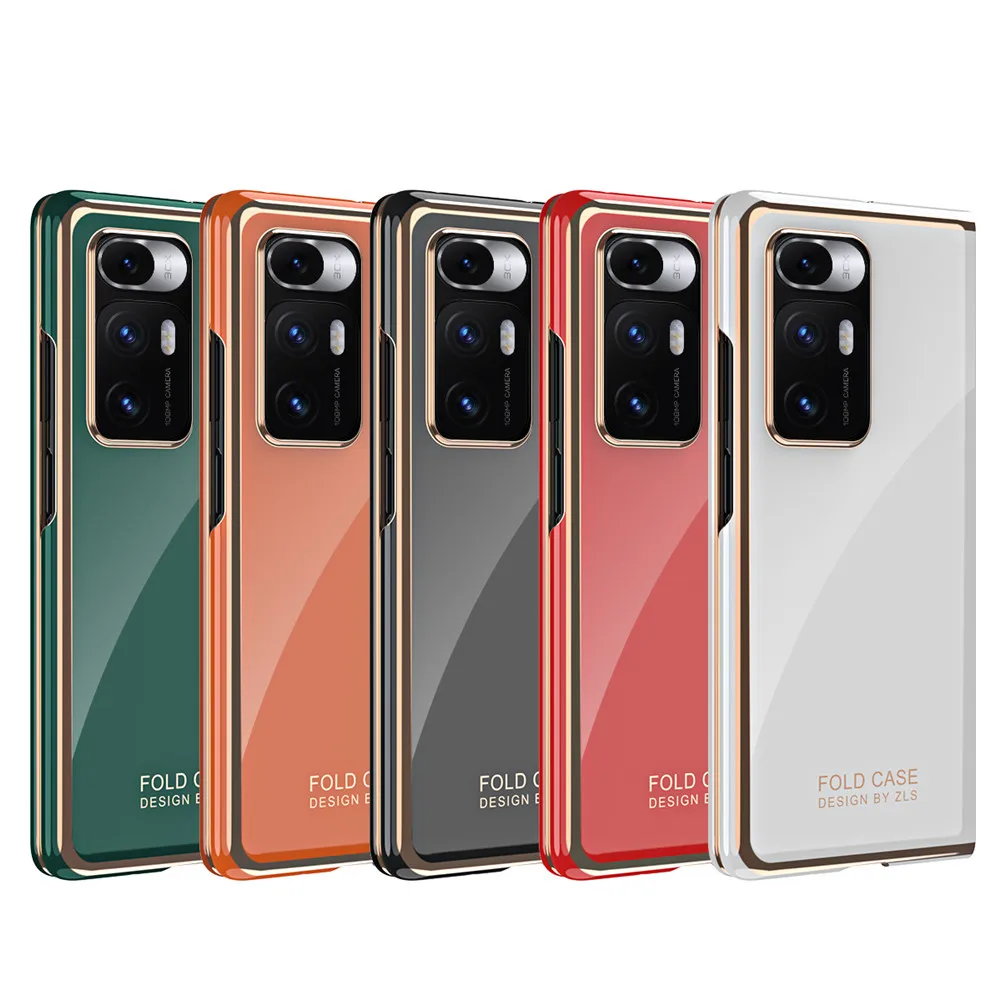 360 Full Protect Electroplating Case For Xiaomi Mi Mix Fold Luxury Shockproof Phone Cover Cases For Xiaomi MixFold 5G