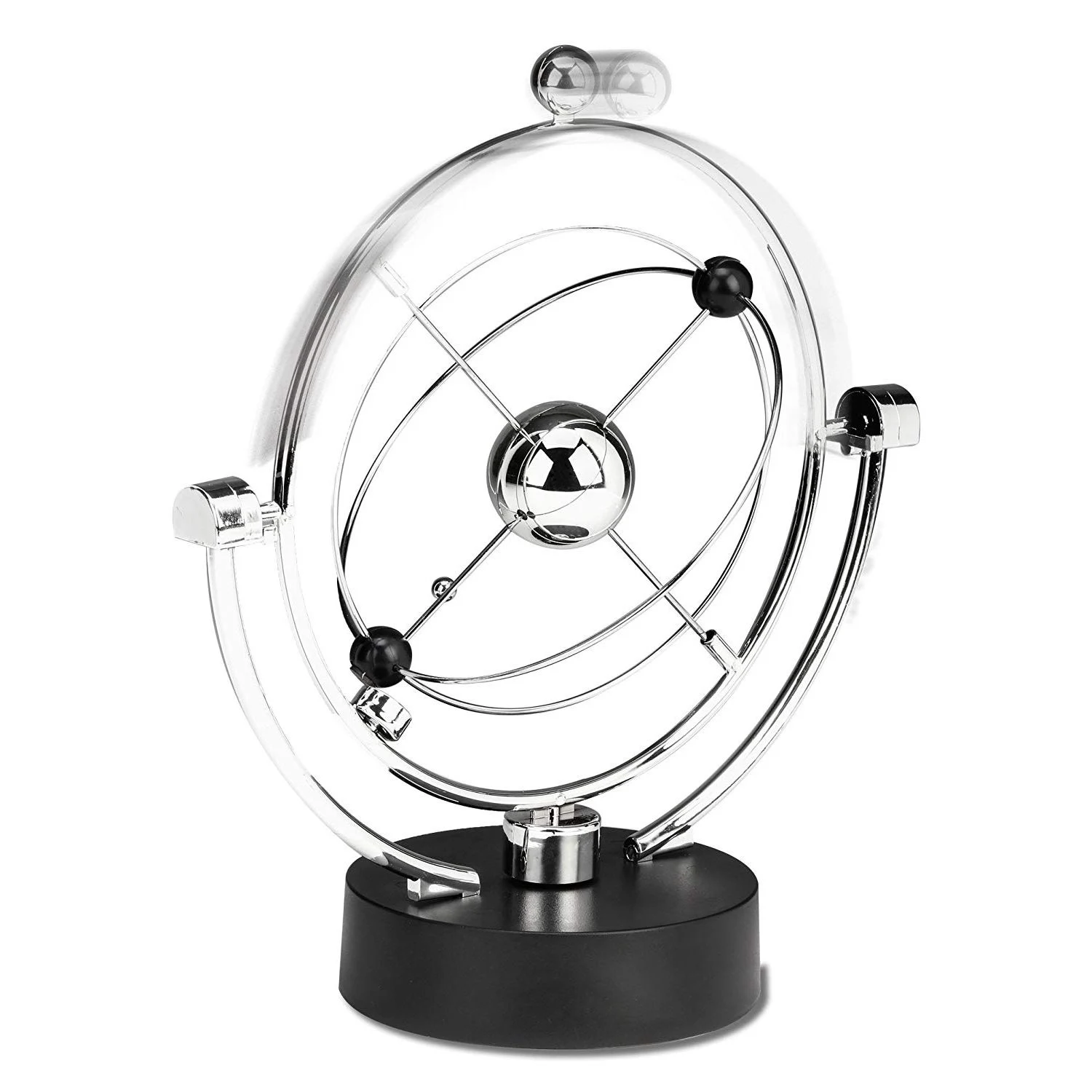 Nowa rzeźba na biurko Perpetual Motion - Kinetic Art Galaxy Planet Balance Mobile - Magnetic Executive Office Home Decor Tabl