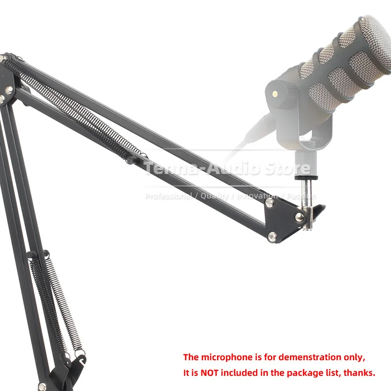 Desktop Suspension Cantilever Boom Arm Rack Microphone Stand For Rode PodMic Pod Mic Holder Clamp Hanging Scissor Mount Bracket