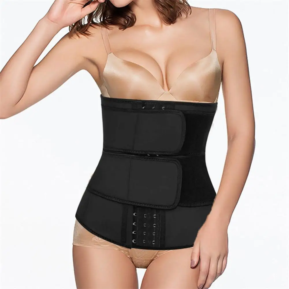 Gorset Waist Trainer redukujący kształtujące wyszczuplający pas trymera gorset modelujący talię neoprenowy brzuch pas treningowy kobiety sportowy