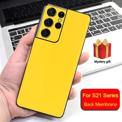 3D Glossy Wrap Skin Ice Film Back FIlm For Samsung S25 S24 S23 S22 S21 S20 Ultra S24 S23 S22 Plus Note20 10 Back Cover Sticker