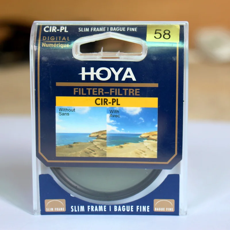 Chính Hãng HOYA 46Mm-82Mm Tròn Phân Cực CIR-PL SLIM CPL Lọc Slim Kính Phân Cực Bảo Vệ Ống Kính Dành Cho Máy Ảnh Nikon ống Kính Sony