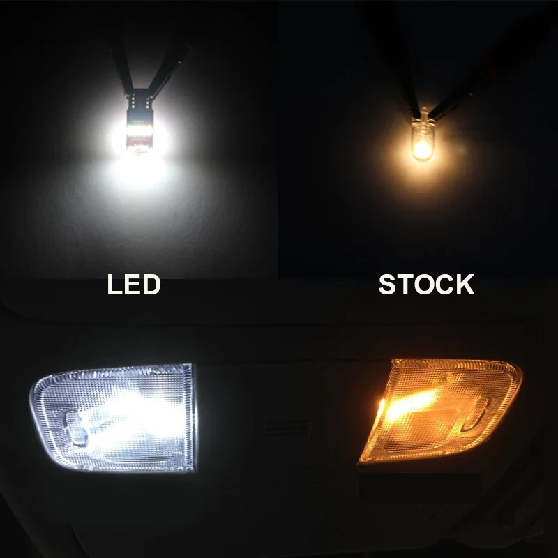 12Pcs LED Interior Map Dome Plate Light Kit Accessories For Ford Ranger 2012 2013 2014 2015 2016 2017 2018 2019 Sun Visor Lamp