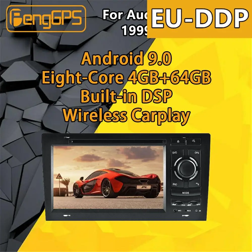 For Audi A8 S8 RS8 Android Radio 1999 - 2004 Car Multimedia Player GPS Navigation Audio Stereo Screen DVD Head unit Recorder