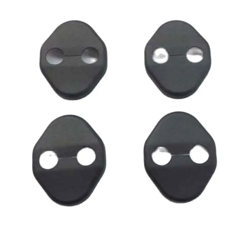 For Kia Sportage 3 MK3 III 2011 2012 2013 2014 Accessories Door Lock Cover Trim Plastic Black 4 Pcs