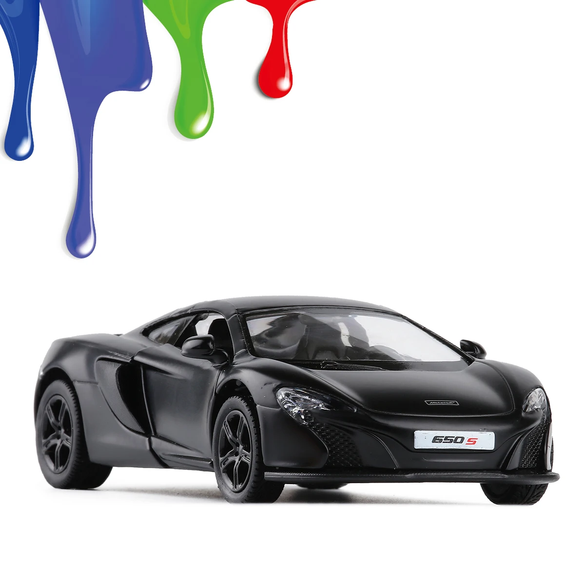 1/36 Scale for Mclaren 650S Alloy Car Model Toys Diecast Metal Pull Back Car Toy for Kids Gift Collection