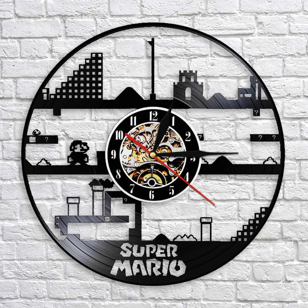 Game Themed Decorative Vintage Wall Clock 12