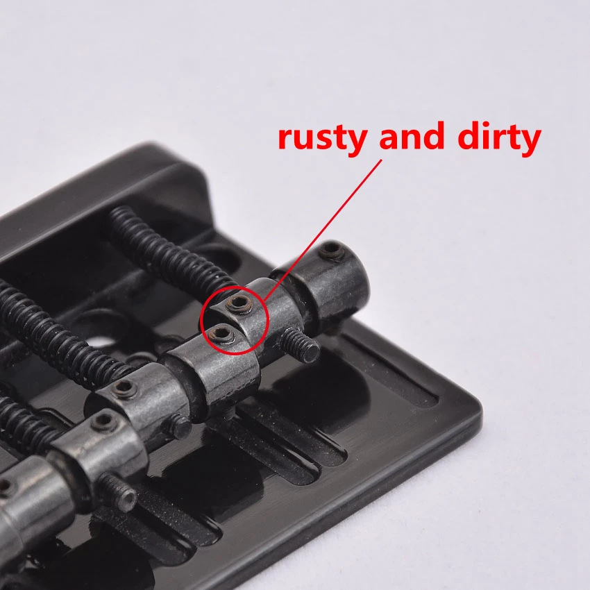 1 Set Bass Bridge for 4 Strings Electric Bass For Precision / Jazz Black