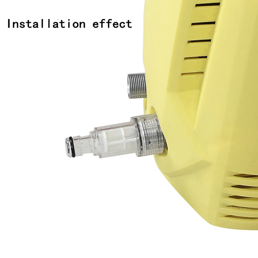 

Car Washer Machine Water Filter Plastic Transparent ​High-pressure Connection Fitting Pressure Washer Cleaning Supplies