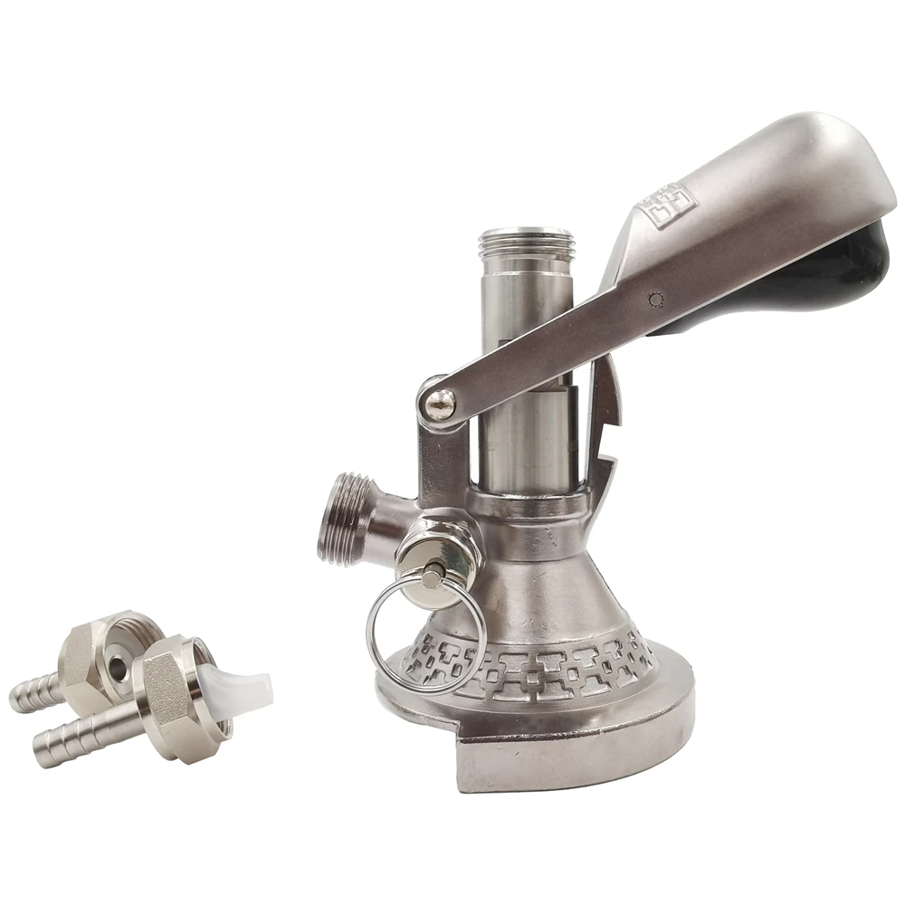 TWELVETAP-A-Type Keg Coupler, Draft Beer Dispenser, Home Brew Connectors, Coupler Head for Home brew Wine, Bar Club