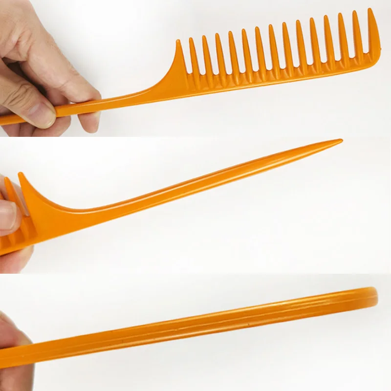 1PC Afro Brush Hairdressing Tools Large Wide Toothed Curly Hair Comb Salon Dyeing Styling Brush Tools