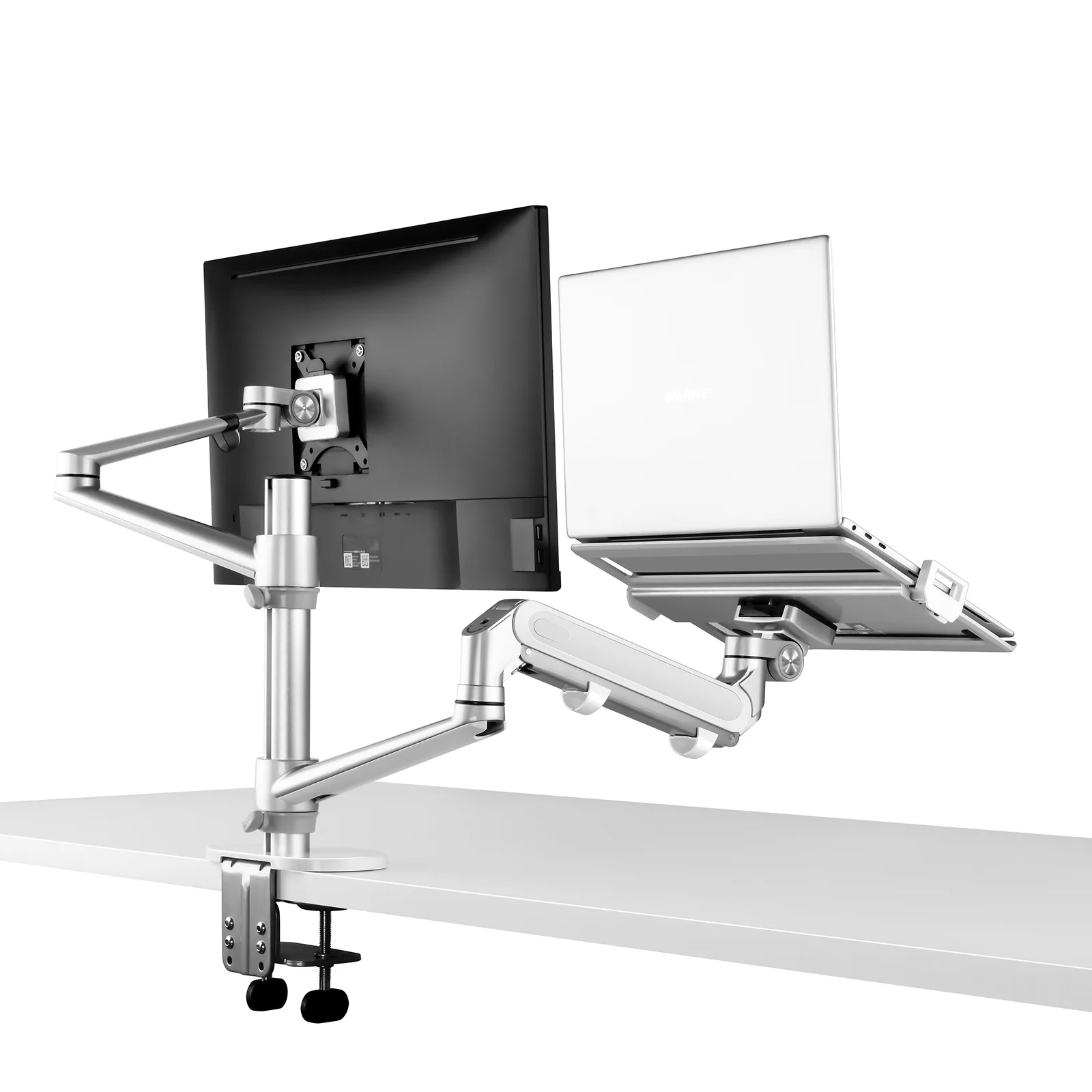 Imagem -03 - Altura de Alumínio Ajustar Desktop Monitor Mount Braço de Mola de Gás 1217 Laptop Holder Stand Full Motion Ol3l Pro 17-32