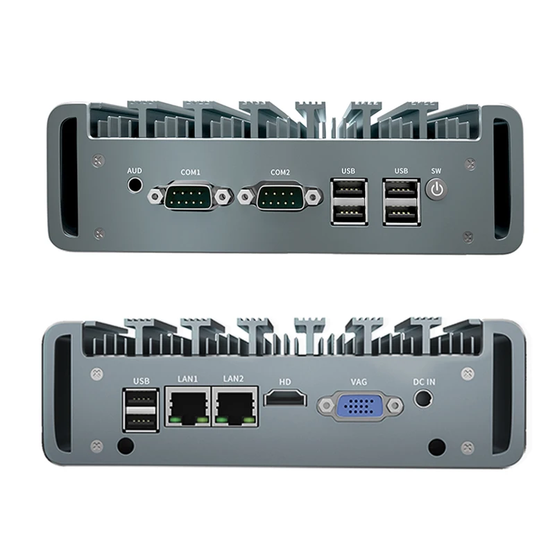 BKHD G590-2L--2C-GR Celeron N2830 2980U 3556U Dual LAN 2 COM VGA HDMI AUD DC Mini PC 2GHz 2 core FCBGA scheda grafica integrata