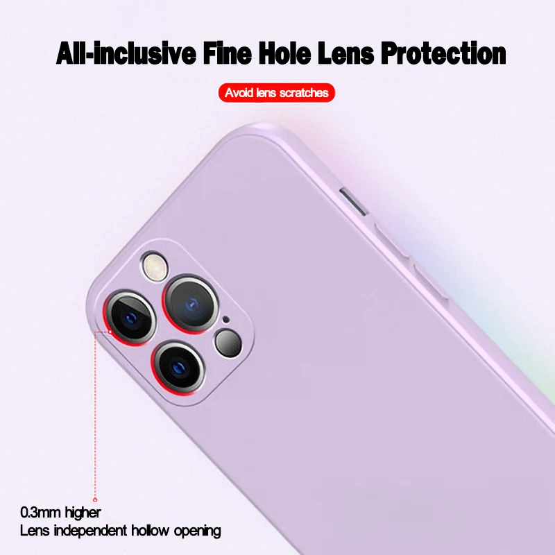 IK07 Flüssigkeit Silikon Einfarbig Anti-drop Schutzhülle Für iPhone 11 Pro MAX 12 12 Pro MAX SE 2020 für iPhone X Max XS XR