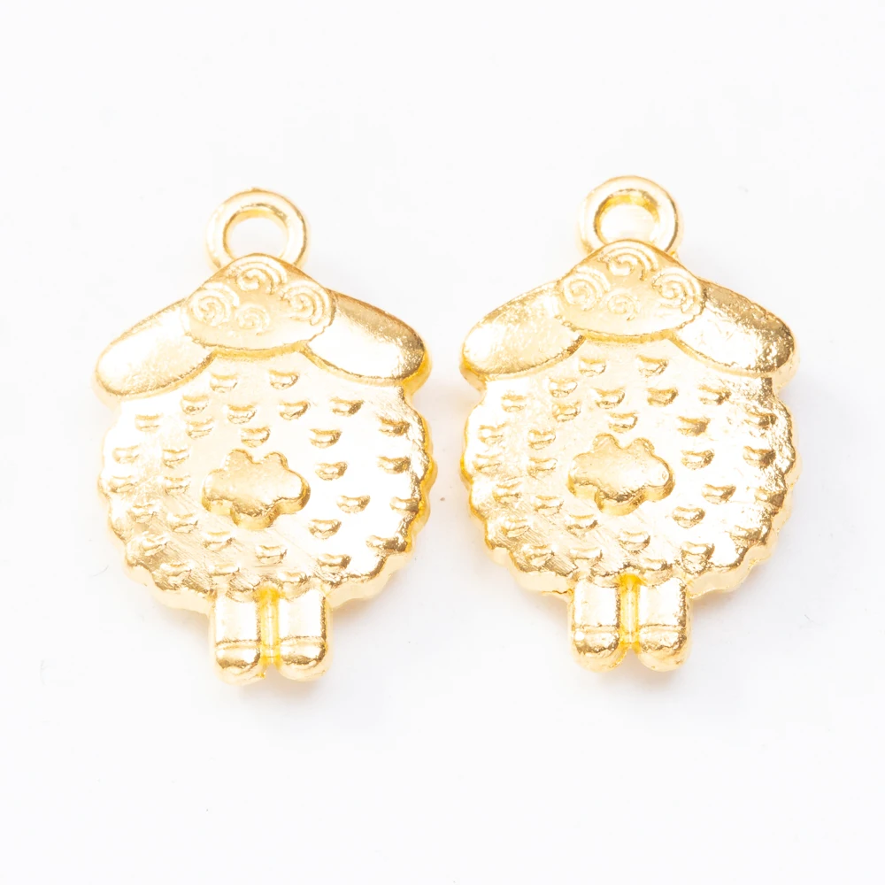 70 pieces (sheep) vintage zinc alloy charm metal pendant DIY jewelry discovery making accessories 631