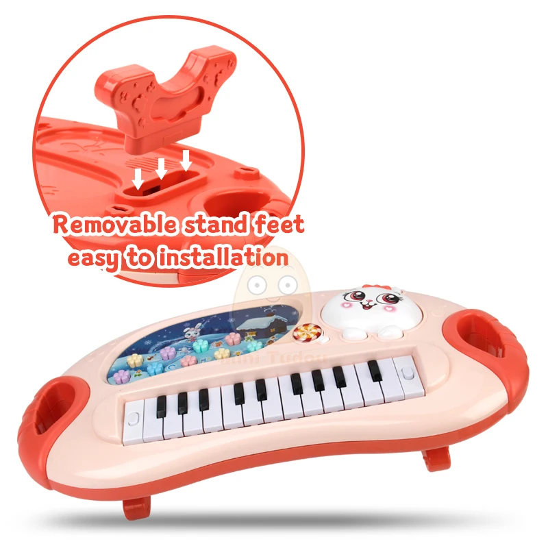 أطفال البيانو آلة لعبة الموسيقية التدريس لوحة المفاتيح فلاش الإلكترونية الرقمية الموسيقى ميكروفون ألعاب تعليمية للأطفال هدية