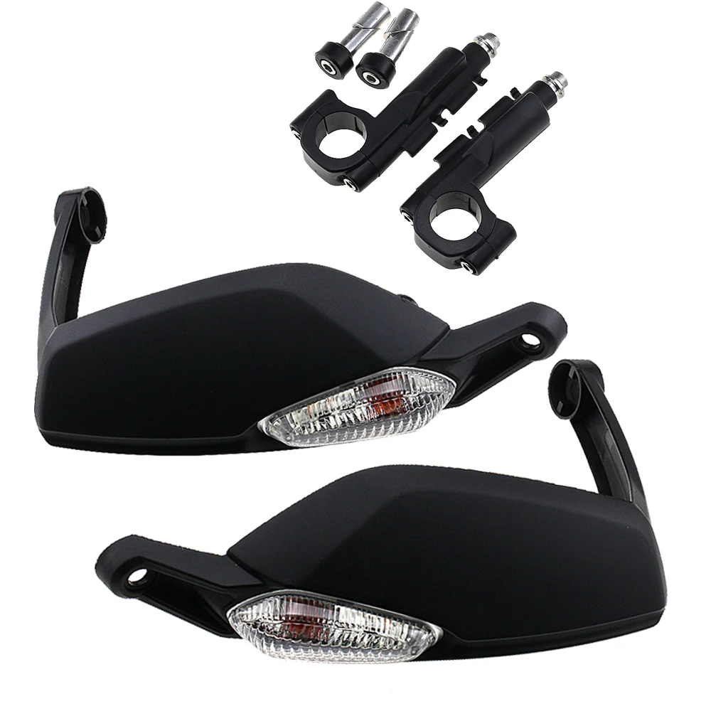 

For DUCATI Hypermotard 820/ Hyperstrada 821 2013 2014 2015 Right Brake Side Left Clutch Side HandGuard Handlebar with Light