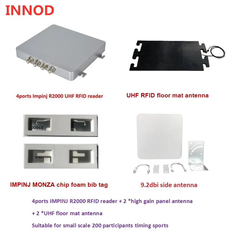 long range 1-35m RFID EPC Gen2 tag Reader UHF for uhf running race timing system Indy R2000 Impinj Chip uhf rfid reader