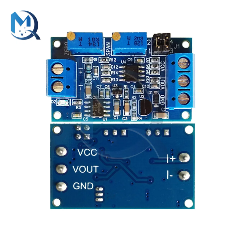 0-20mA 4 -20mA to 0-3.3V 0-5V 0-10V Current To Voltage Module Power Supply Voltage Transmitter Signal Converter Board