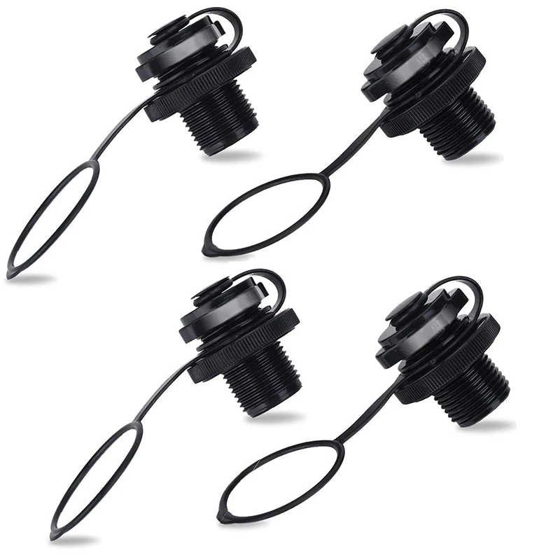 NEW-4Pcs Boston Valve Replacement Universal Air Valve for Inflatable Raft Pool Boat Kayak Replacement