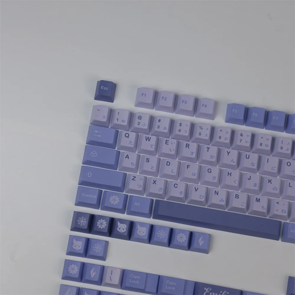 

Пользовательские оригинальные колпачки Succuba PBT 142, клавиши с подсветкой, вишневый профиль, полные колпачки для клавиатуры, краска-сублимация для механической клавиатуры