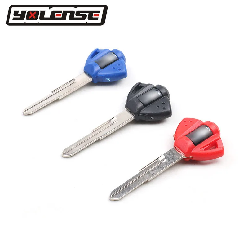 Motorcycle Accessories Embryo Blank Keys Can install chip Motor bike Moto Part For GSX1300R Hayabusa.